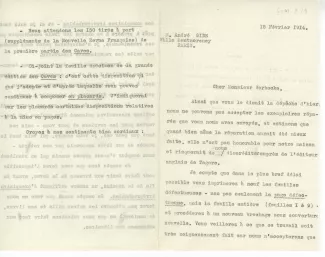 S-01-am A Gide à E Verbeke 18 fév 1914 recto