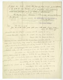S-01-aq E Verbeke à A Gide 12 déc 1918 verso
