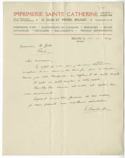 S-01-as E Verbeke à A Gide 11 nov 1920