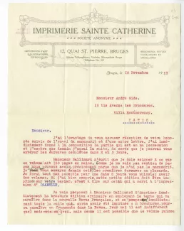 S-01-d E Verbeke à A Gide 18 nov 1913 recto