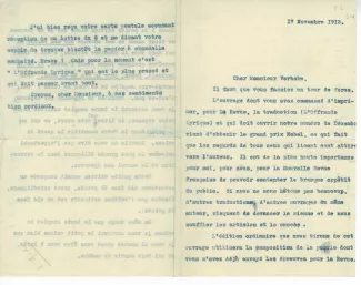 S-01-e A Gide à E Verbeke 17 nov 1913 recto
