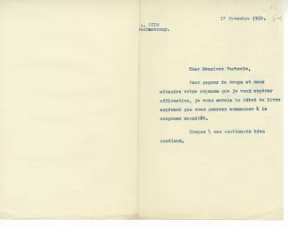 S-01-f A Gide à E Verbeke 17 nov 1913 bis