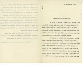 S-01-g A Gide à E Verbeke 20 nov 1913 recto