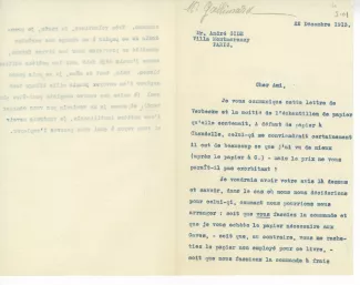 S-01-m A Gide à G Gallimard 22 déc 1913 recto