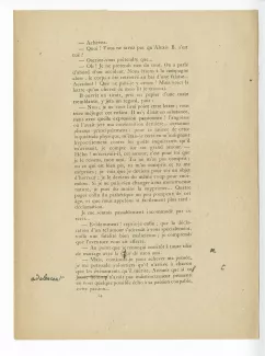 T-05-d Corydon début épreuve corrigée annotée par A Gide p14