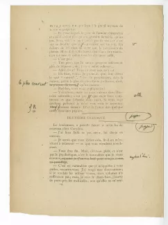 T-05-d Corydon début épreuve corrigée annotée par A Gide p19