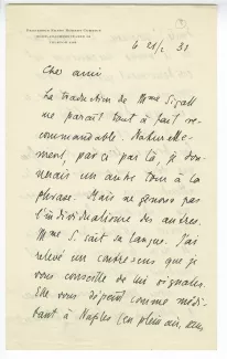 W-04-q EC à AG 21 fév 1931 p1 recto