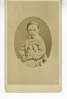 portrait photographique d'André Gide enfant