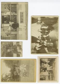 photographie de Théo Van Rysselberghe, à droite, et Georges Lemmen [?]