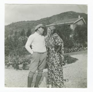 photographie de Théo Van Rysselberghe et Marie-Anne Delacre, à Saint-Clair