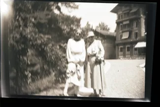 photographie de Maria Van Rysselberghe et Élisabeth Van Rysselberghe