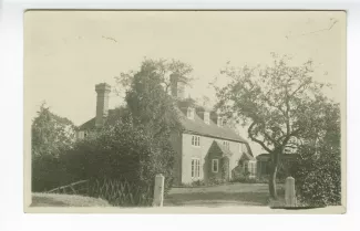 photographie-carte postale de la maison de Joseph Conrad, Capel House