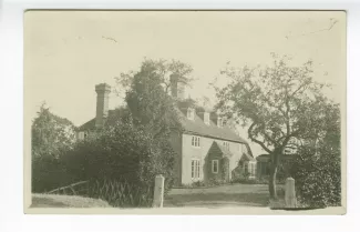 photographie-carte postale de la maison de Joseph Conrad, Capel House