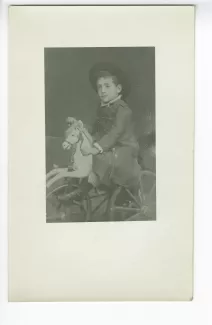 portrait photographique de Joseph-Charles Mardrus enfant, à 5 ans