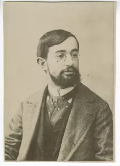 portrait photographique en buste d'Henri de Toulouse-Lautrec