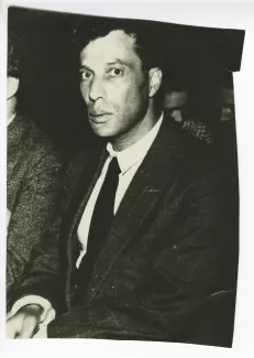 photographie de Boris Pasternak au 1er Congrès international des écrivains pour la défense de la culture à Paris, salle de la Mutualité, 21-25 juin 1935