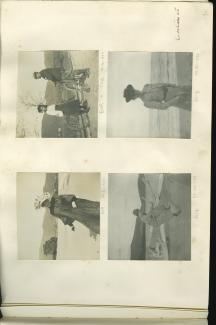 photographie de Maria Van Rysselberghe, sur une plage, printemps 1905