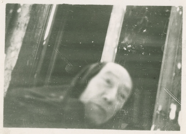 André Gide photographié par Raymond Queneau en juillet 1948 à Torri Del Benaco